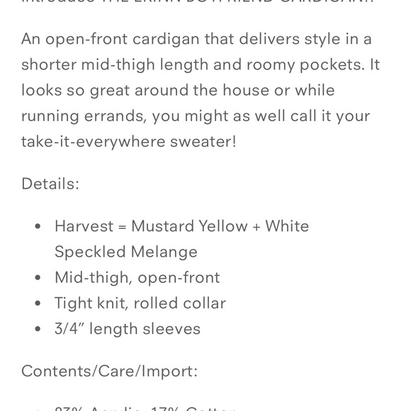 The Skinny, The Erinn Boyfriend Cardigan - size O/S - Picture 4 of 8